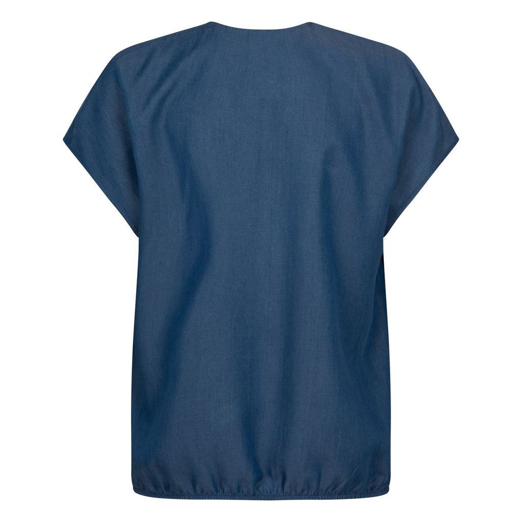 Shirt tencel indigo - Evolve Fashion