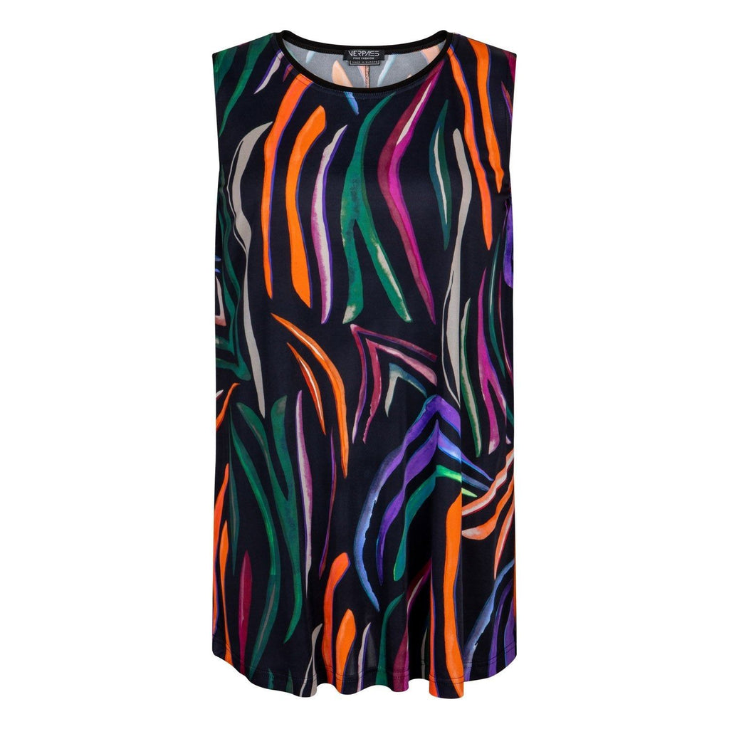 Top slinky swirl print - Evolve Fashion