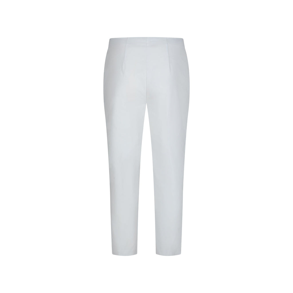Trousers stretch pockets off white