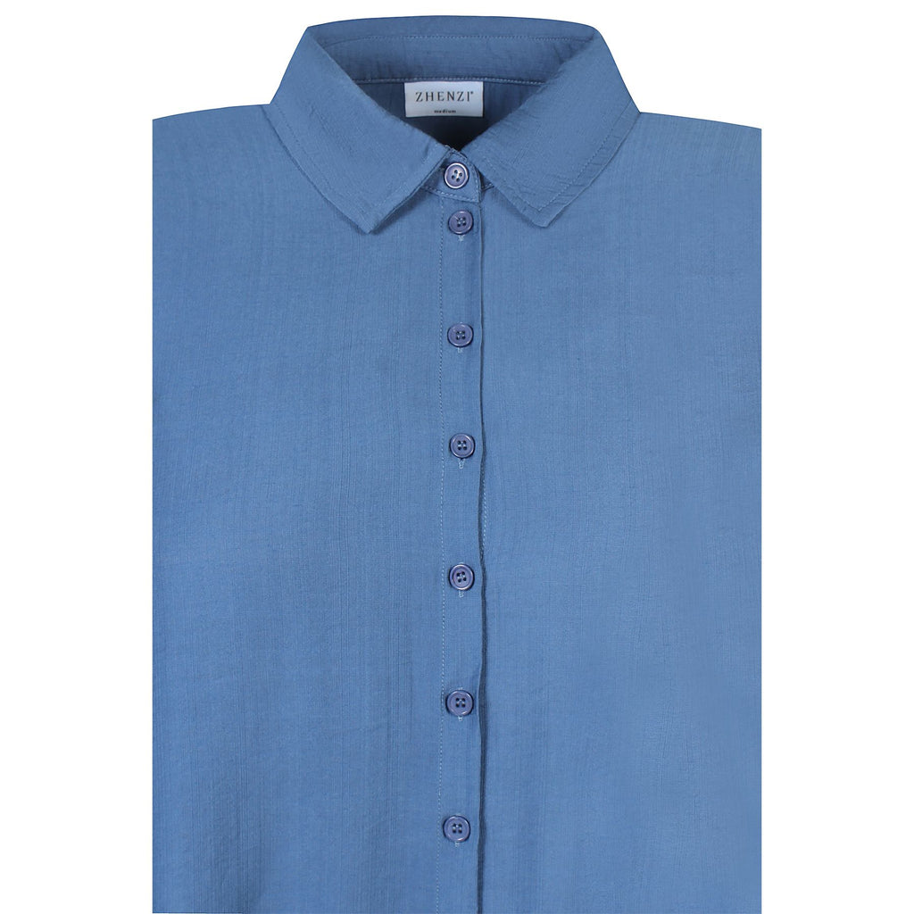 Shirt long Simy True blue