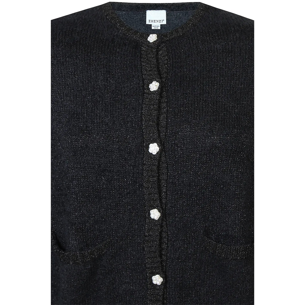 Cardigan Tera glitter black