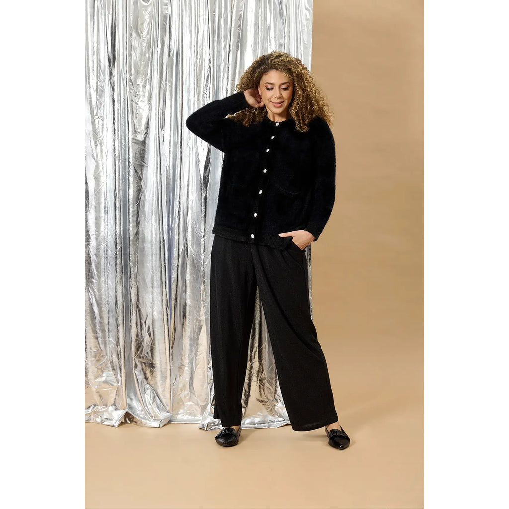 Cardigan Tera glitter black