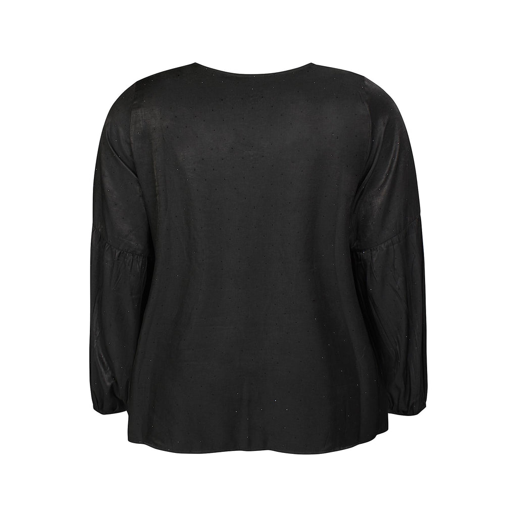 Blouse Tica rhinestones black
