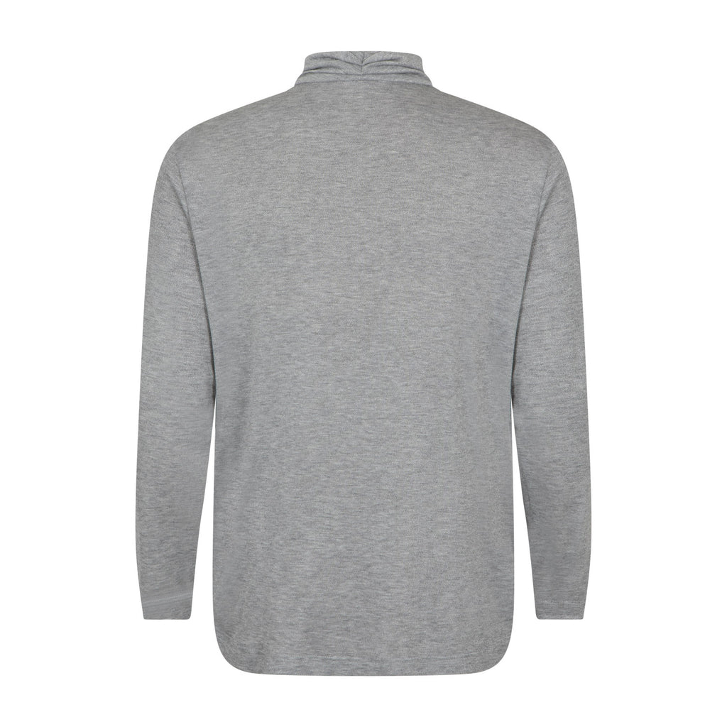 Shirt long sleeve grey sparkle