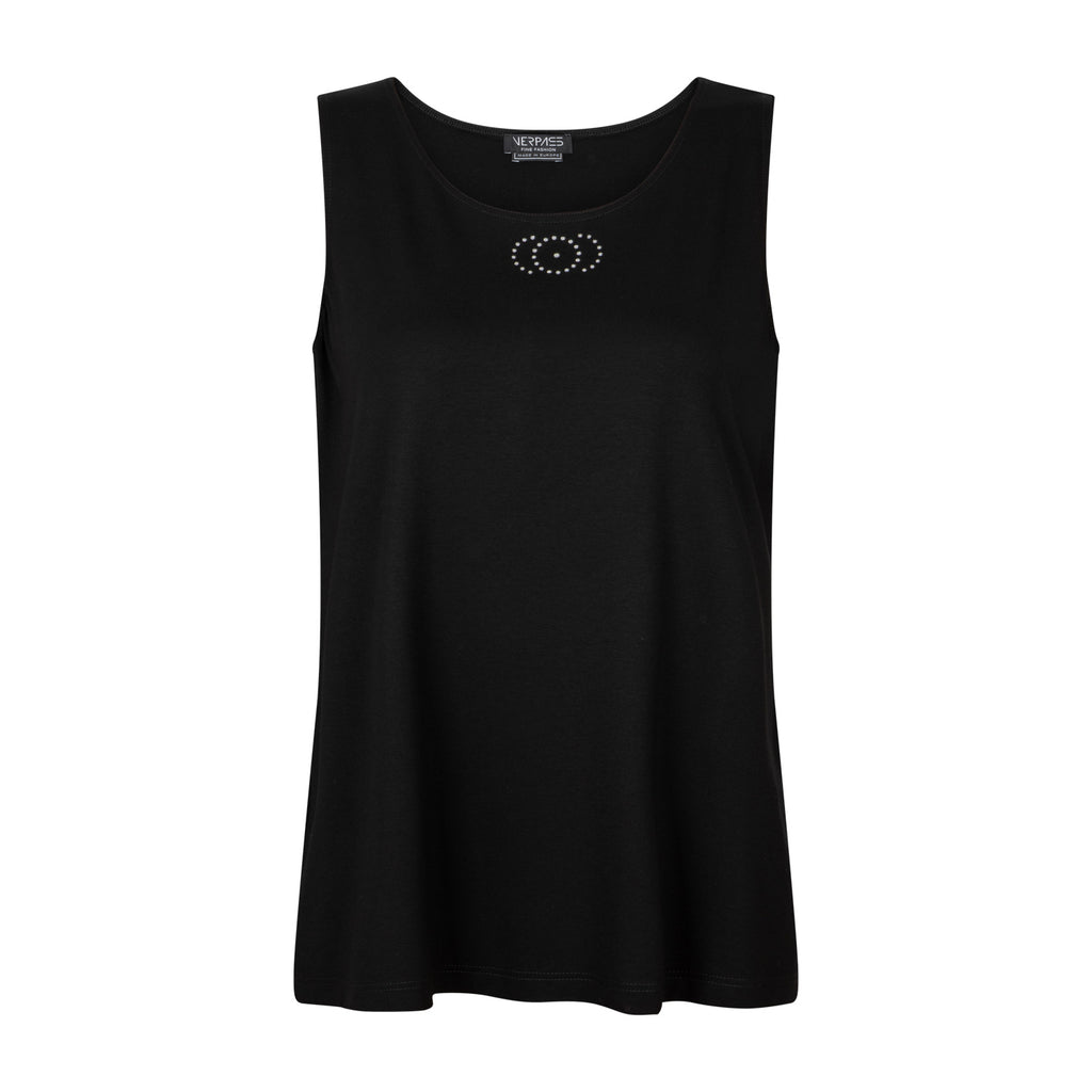Top strass black
