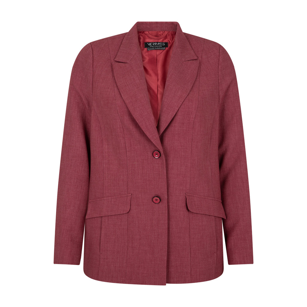 Blazer wine red melange