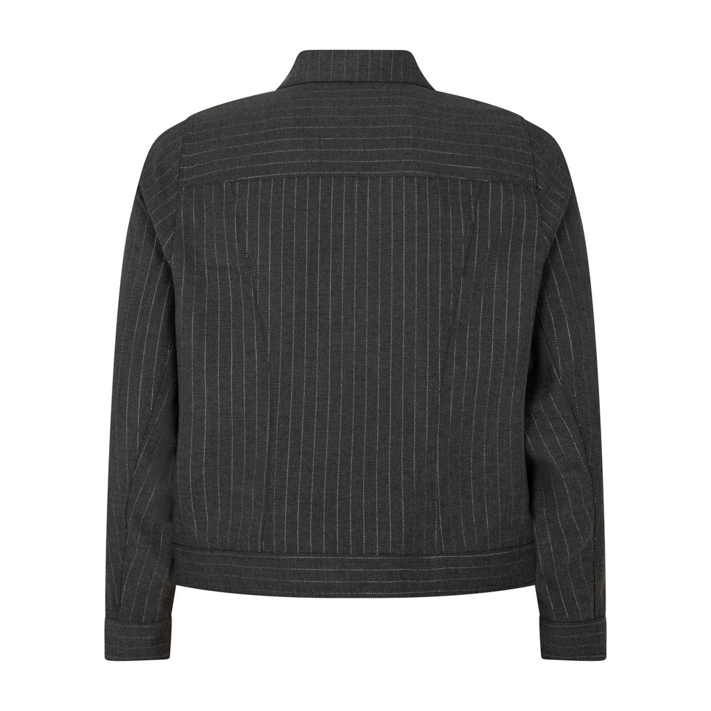 Jacket striped grey