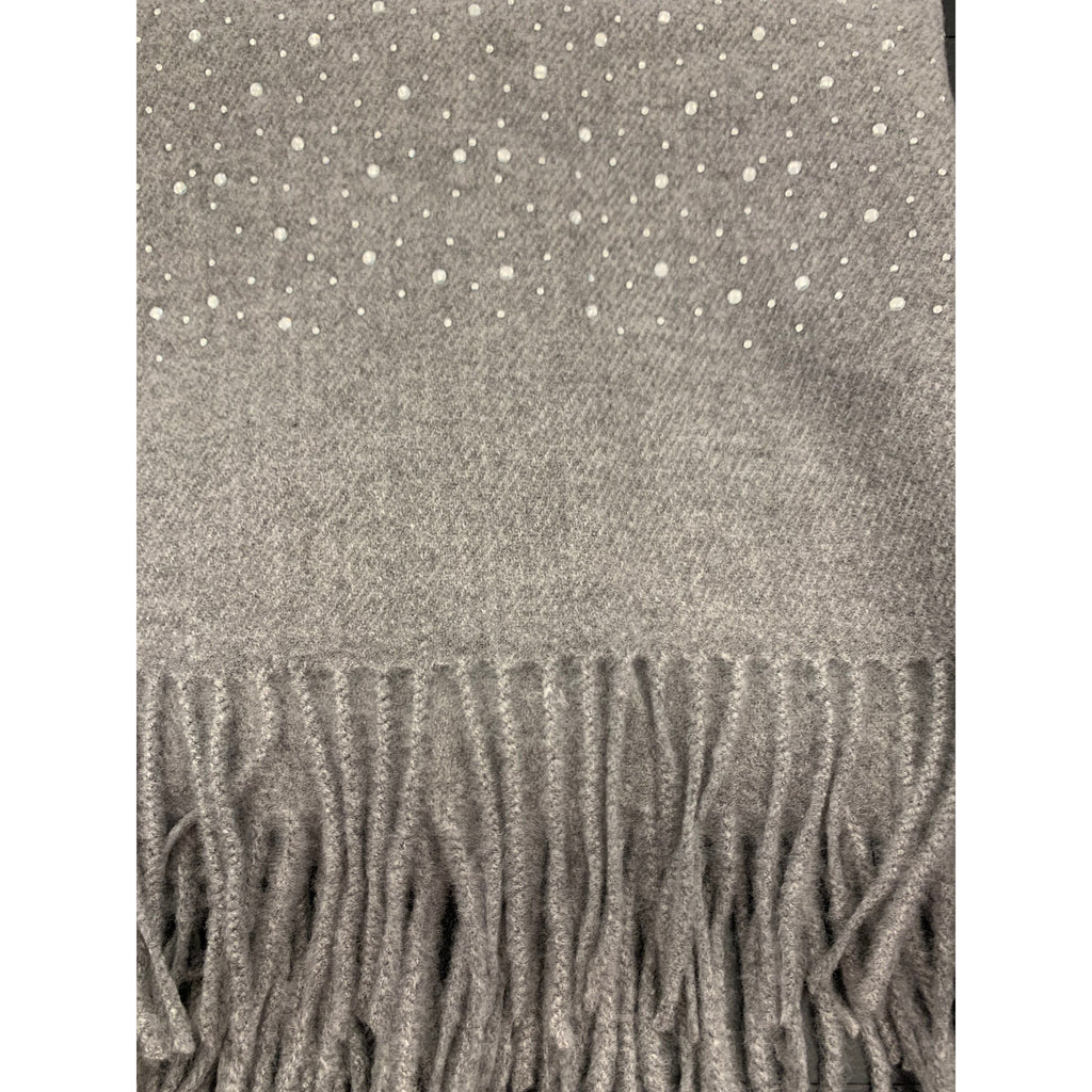 Shawl Rhinestones light grey