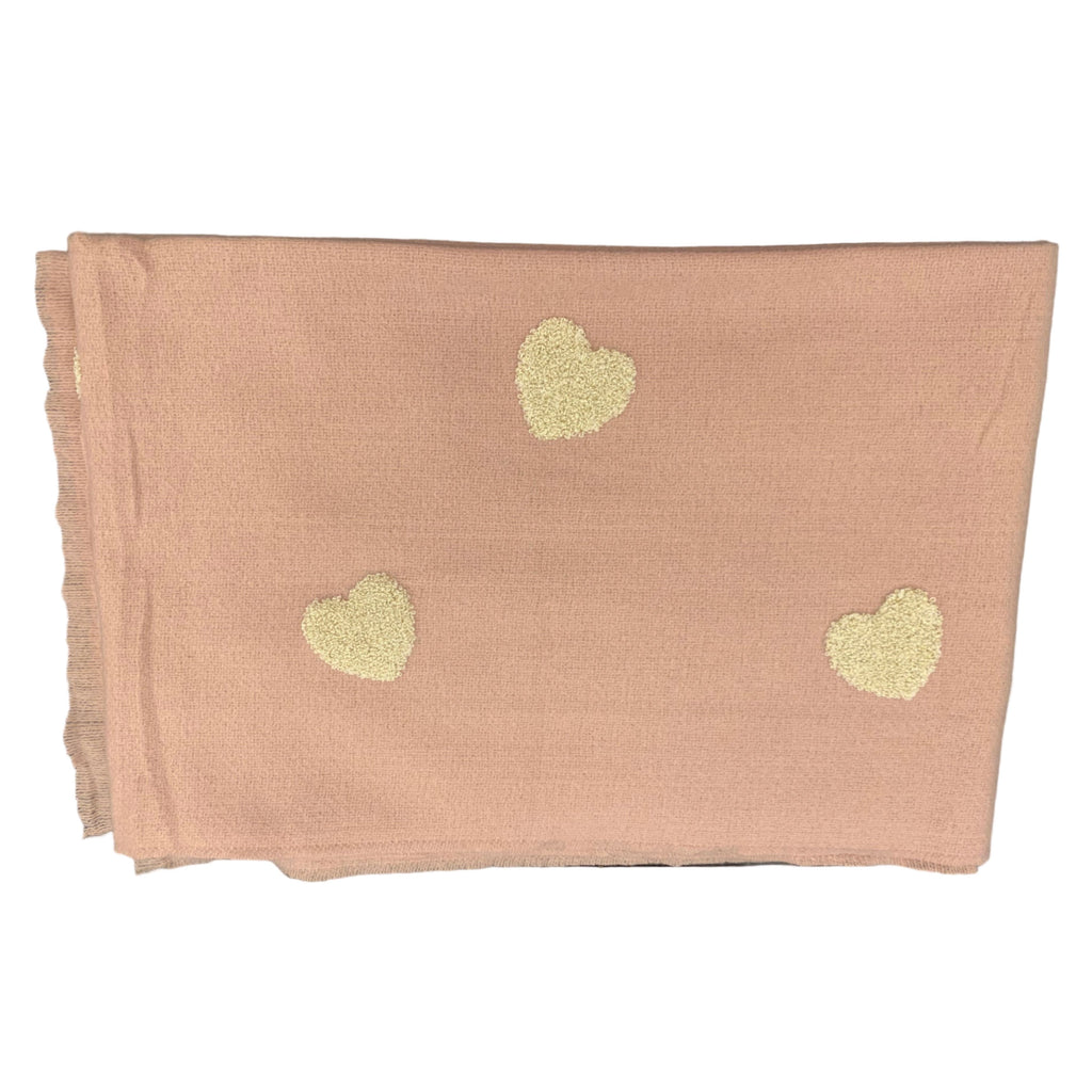 Shawl Glitter hearts