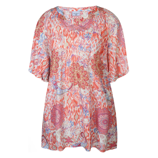 Dress LYNE sh sl coral poppy
