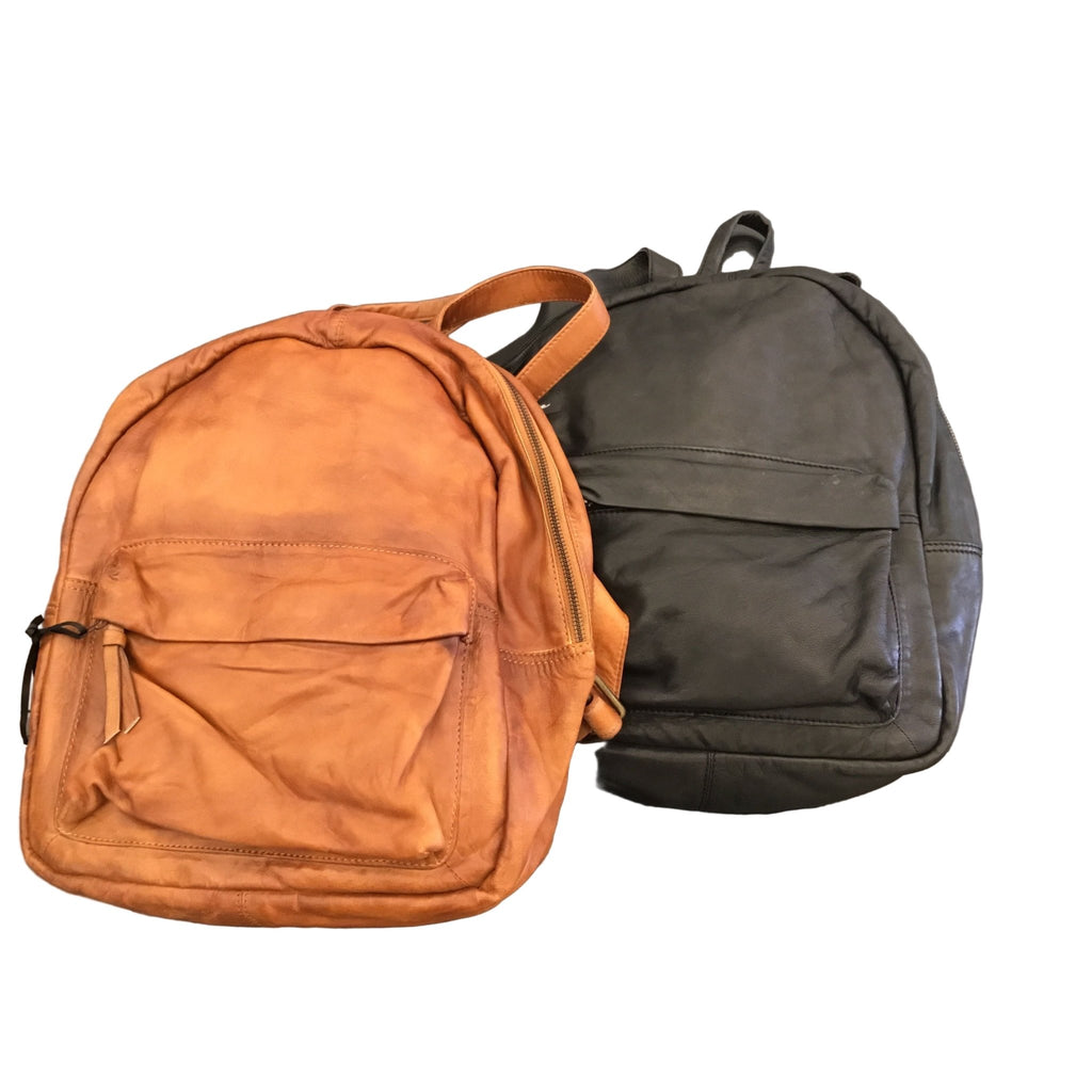 Backpack cognac or black - Evolve Fashion