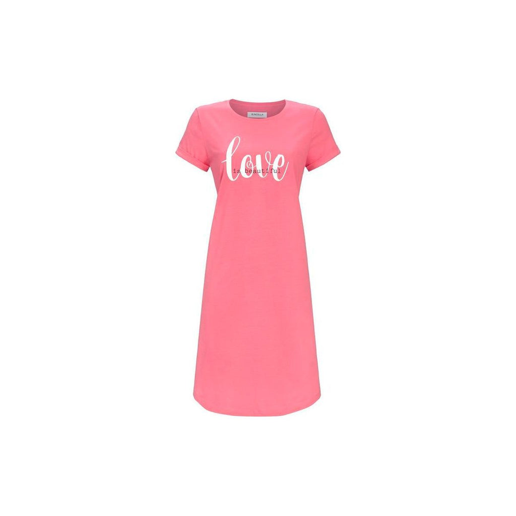 Bigshirt Relax LOVE pink - Evolve Fashion