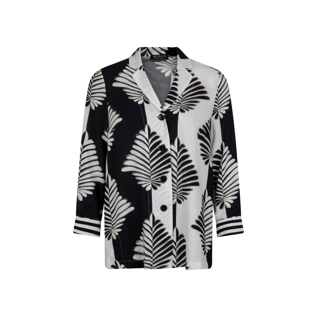 Blazer loose Duo black/white - Evolve Fashion