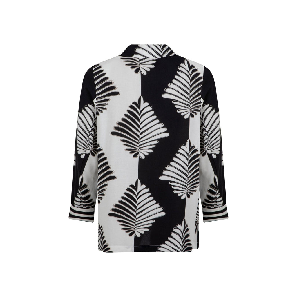 Blazer loose Duo black/white - Evolve Fashion
