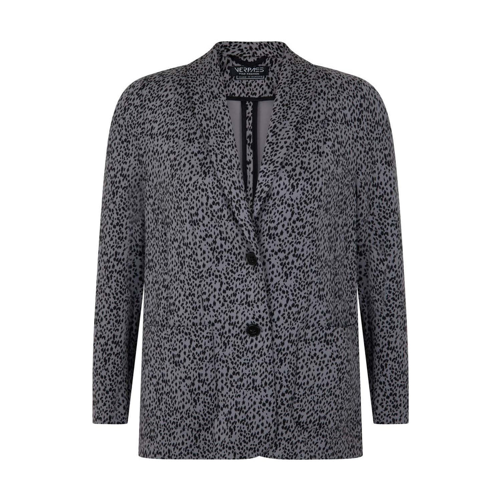 Blazer soft scuba print - Evolve Fashion