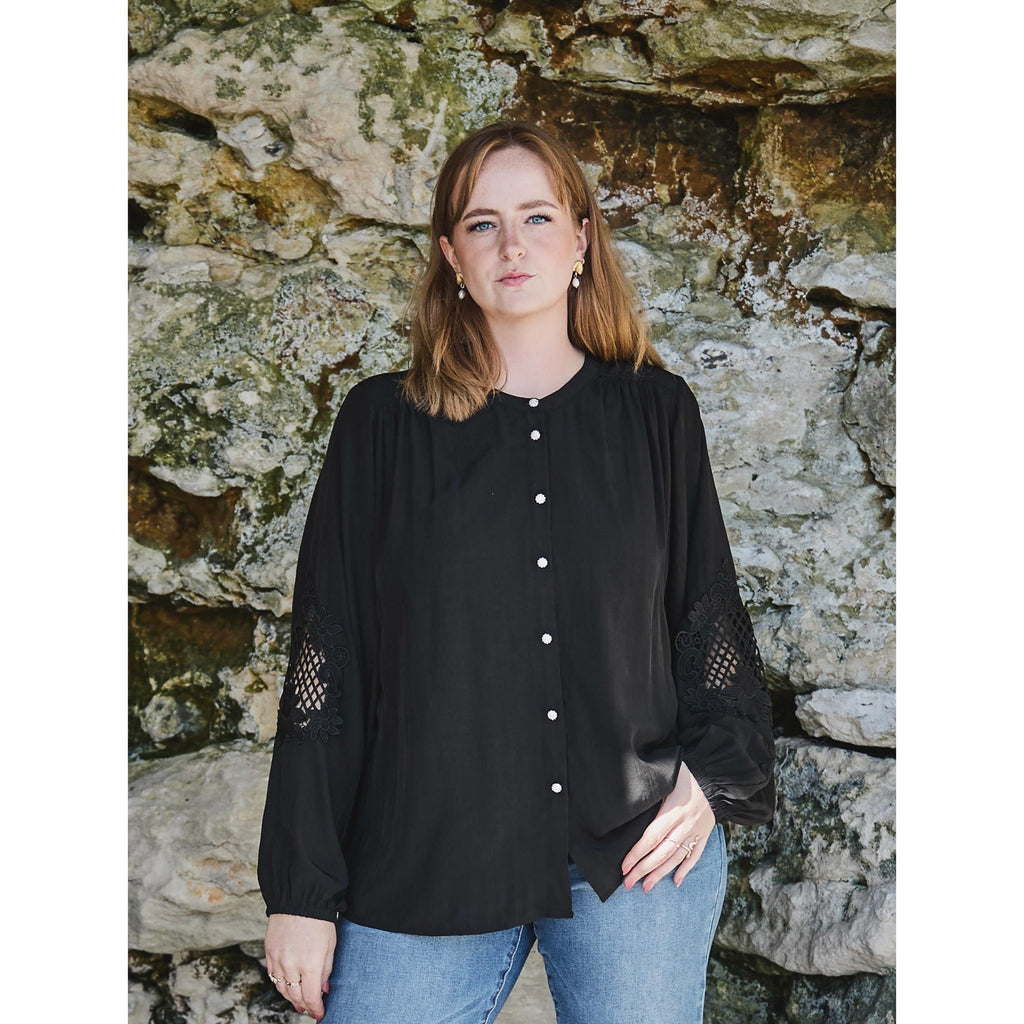 Blouse ALMA black - Evolve Fashion