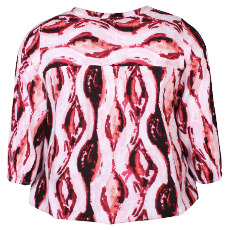 Blouse ENZI cherry print - Evolve Fashion