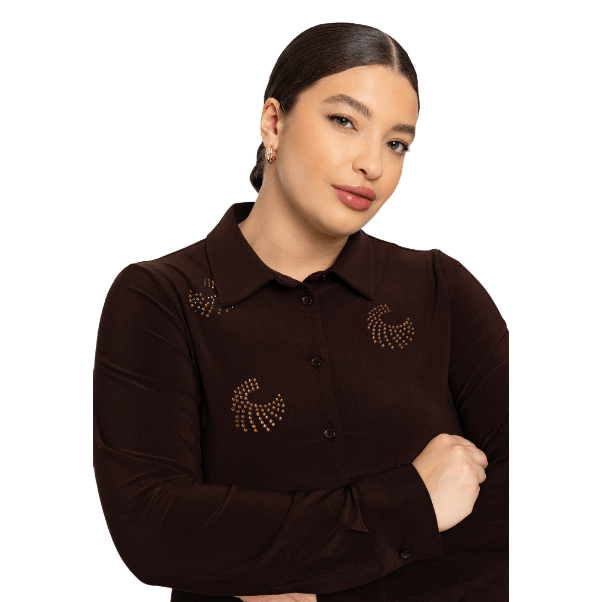 Blouse flare stones Dolce - Evolve Fashion