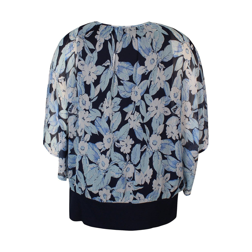 Blouse FRAN blue bell - Evolve Fashion