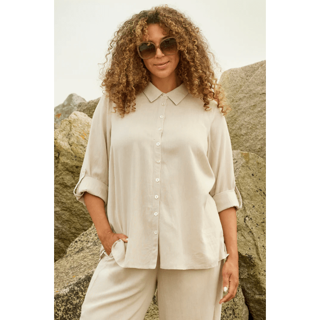 Blouse HYLA sand - Evolve Fashion