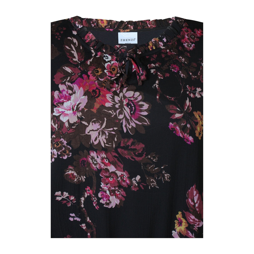 Blouse JIMENA chiffon print - Evolve Fashion