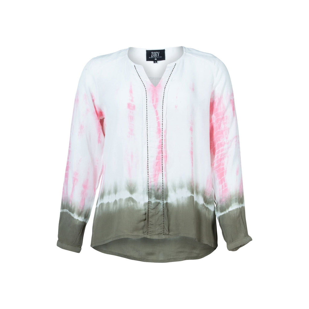 Blouse KARLA pink mix - Evolve Fashion