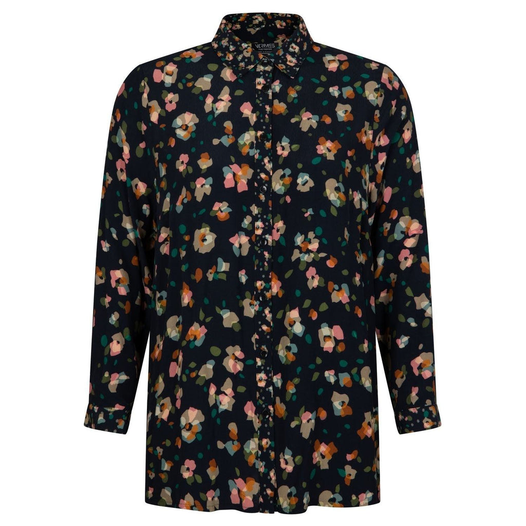 Blouse long viscose flowers - Evolve Fashion