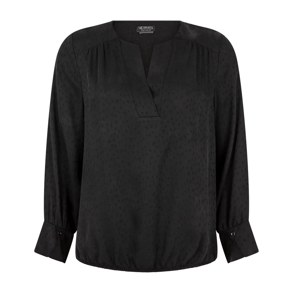 Blouse Lyocell black - Evolve Fashion
