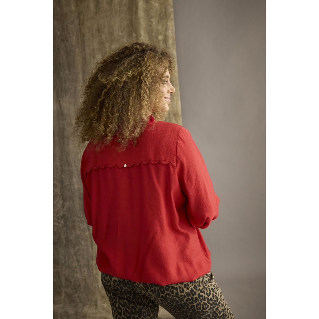 Blouse Orra Tango red - Evolve Fashion