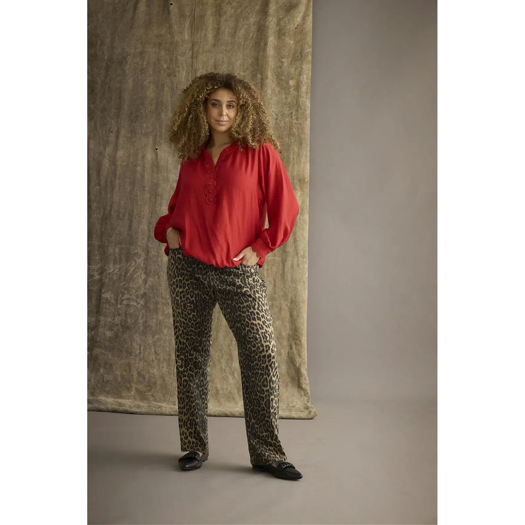 Blouse Orra Tango red - Evolve Fashion