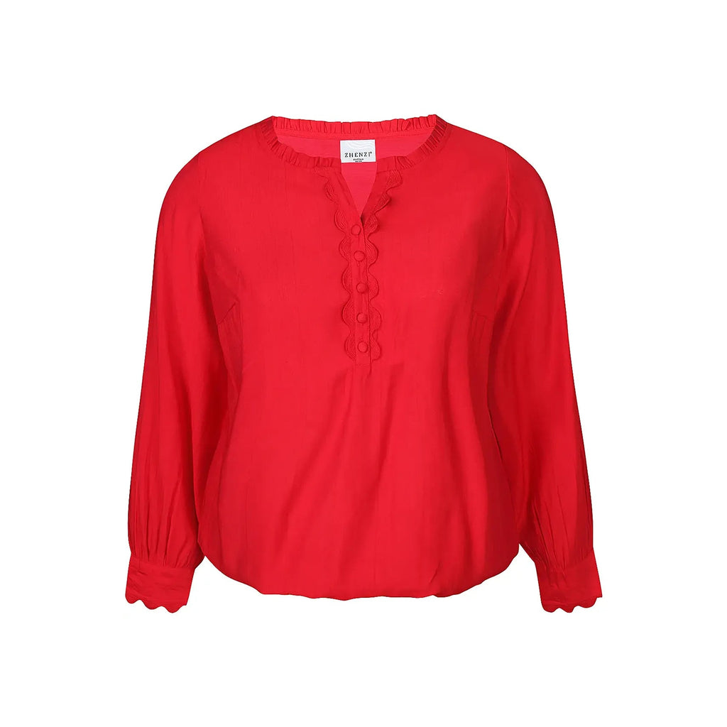 Blouse Orra Tango red - Evolve Fashion
