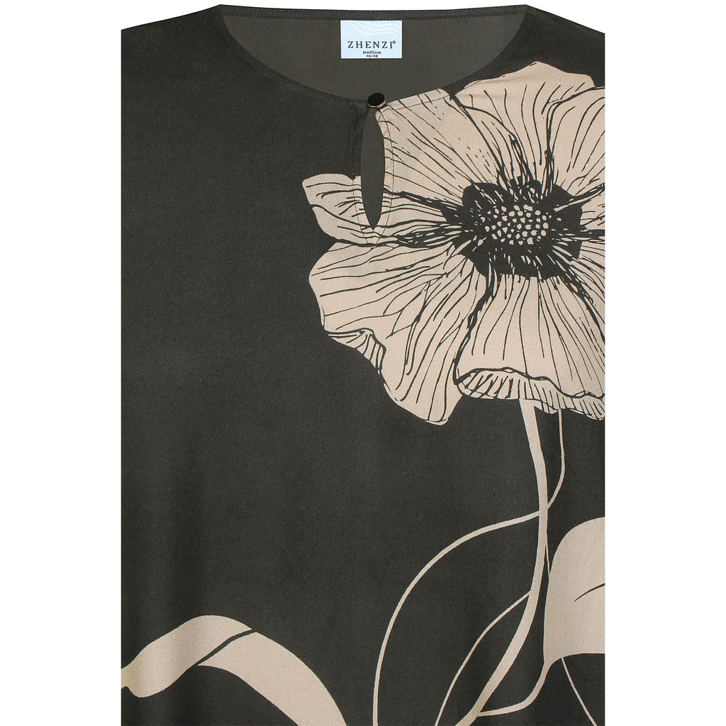 Blouse Siba visc Stone Green - Evolve Fashion