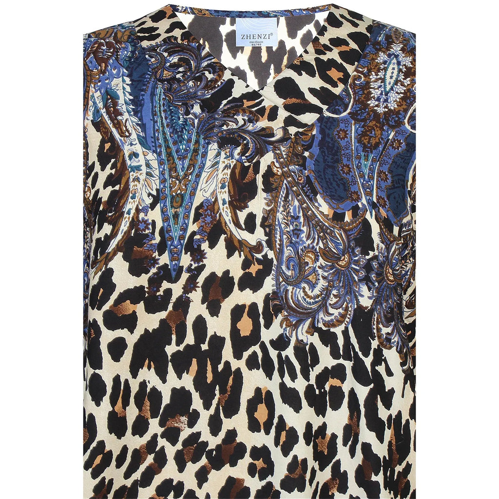 Blouse Siff True Blue - Evolve Fashion