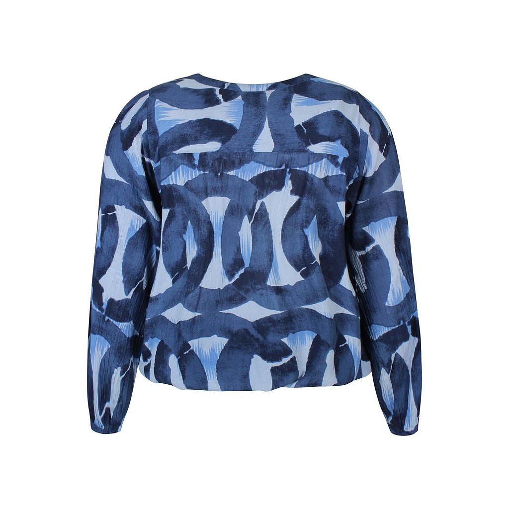 Blouse Sini visc True Blue - Evolve Fashion