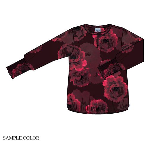 Blouse Skye viscose Maroon - Evolve Fashion