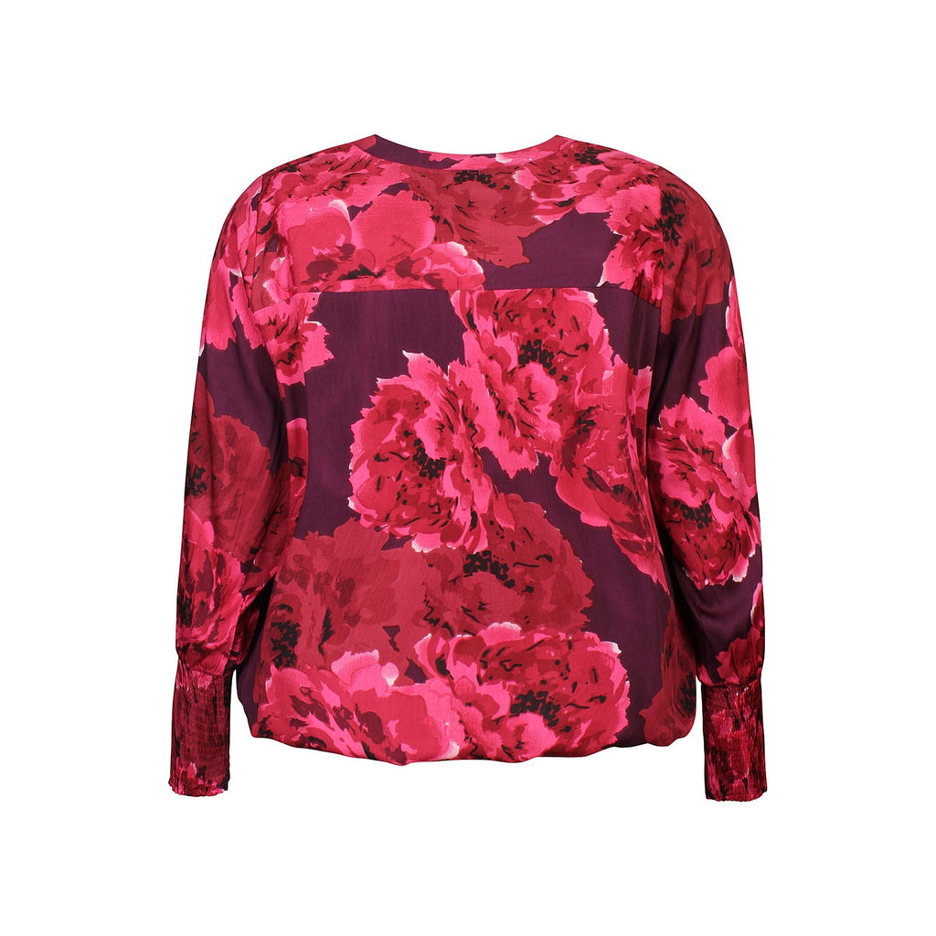 Blouse Skye viscose Maroon - Evolve Fashion