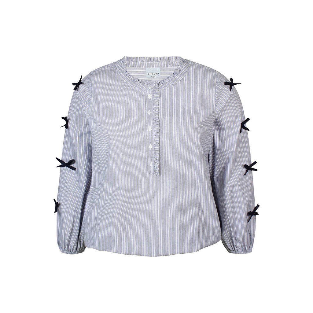 Blouse Sofi bows navy - Evolve Fashion