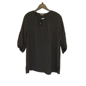 Blouse structuur zwart - Evolve Fashion