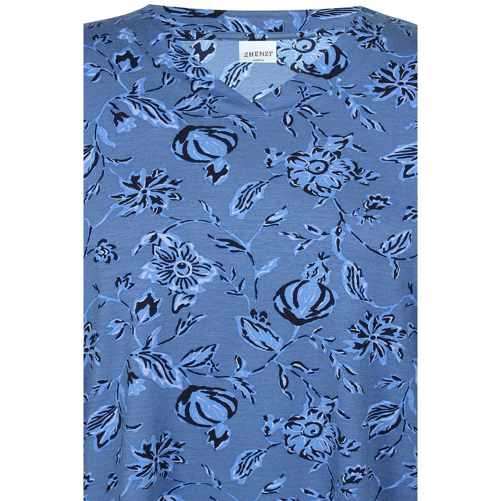 Blouse Sylva True Blue - Evolve Fashion