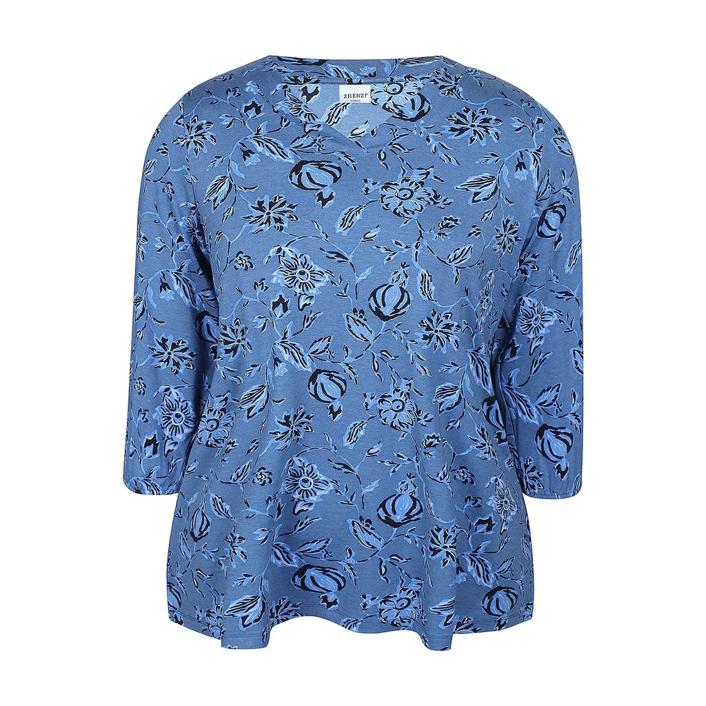 Blouse Sylva True Blue - Evolve Fashion