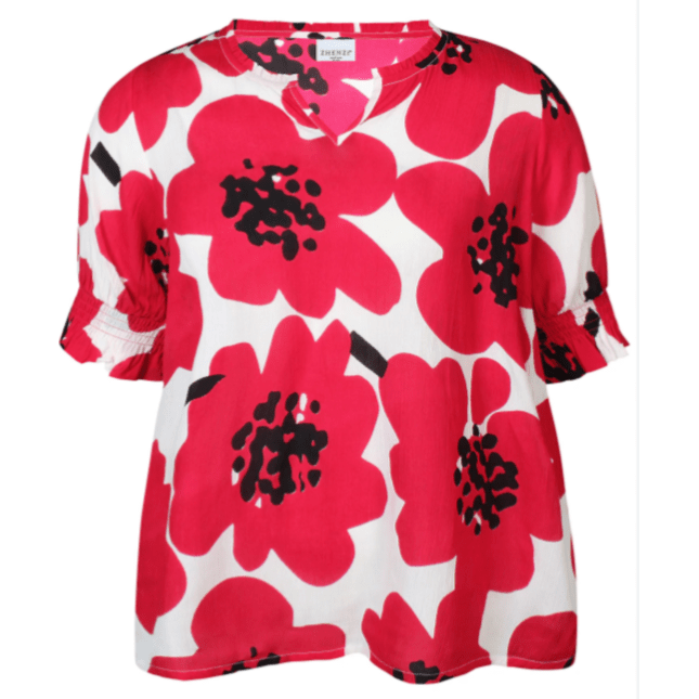 Blouse TARY raspberry - Evolve Fashion