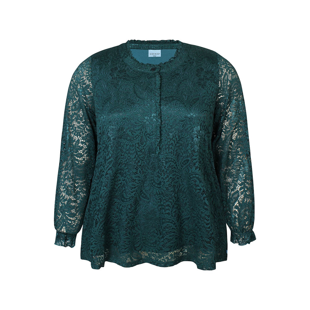 Blouse TIST lace Green - Evolve Fashion
