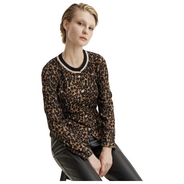 Cardigan animal print - Evolve Fashion