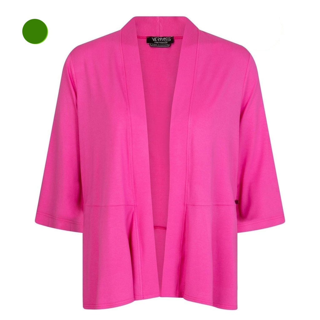 Cardigan jersey groen - Evolve Fashion