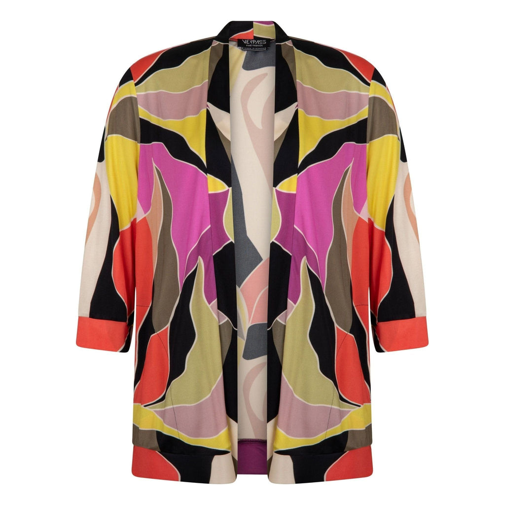 Cardigan print multi - Evolve Fashion