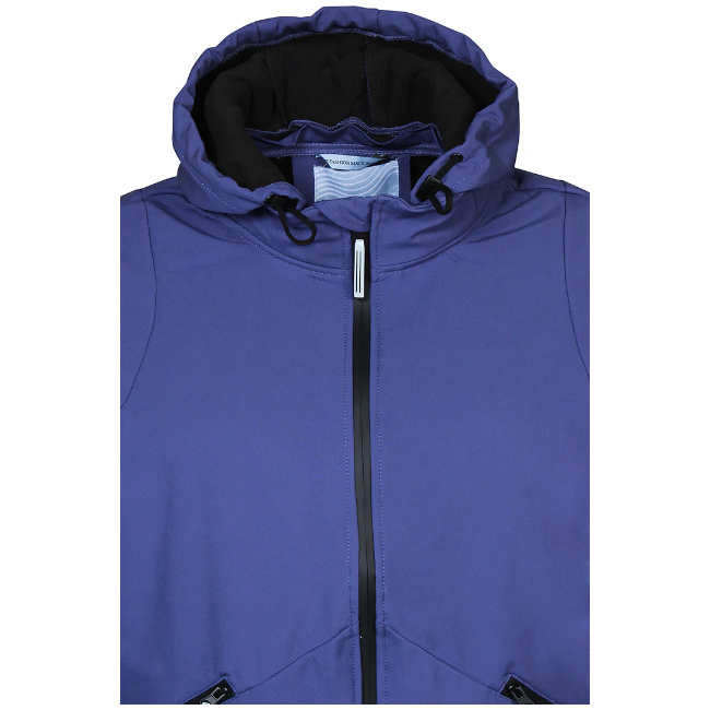 Coat FLOE softshell blue dusk - Evolve Fashion