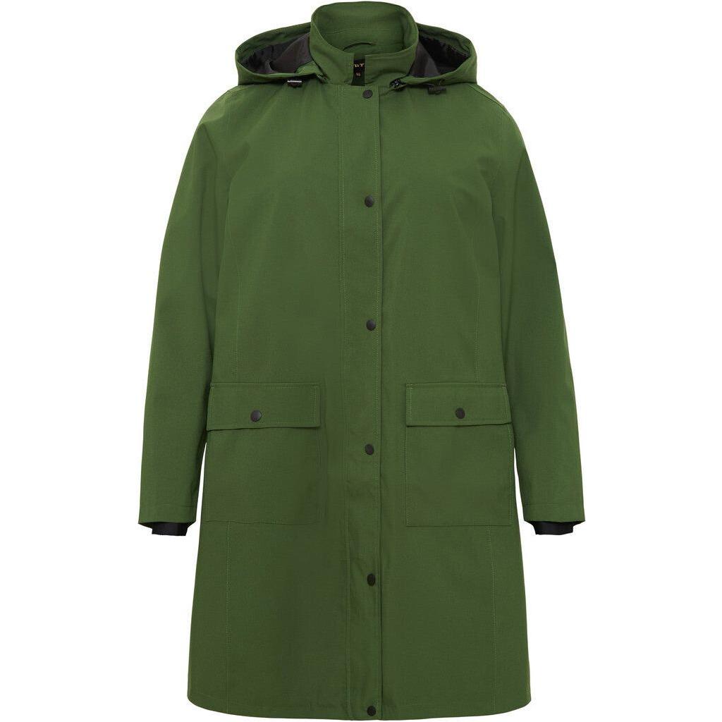 Coat Loose Bottle Green - Evolve Fashion