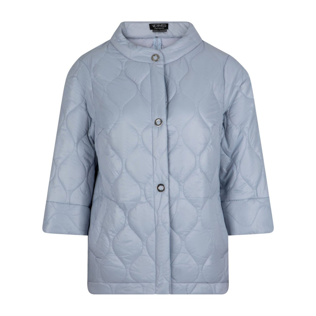 Coat puffer iceblue - Evolve Fashion