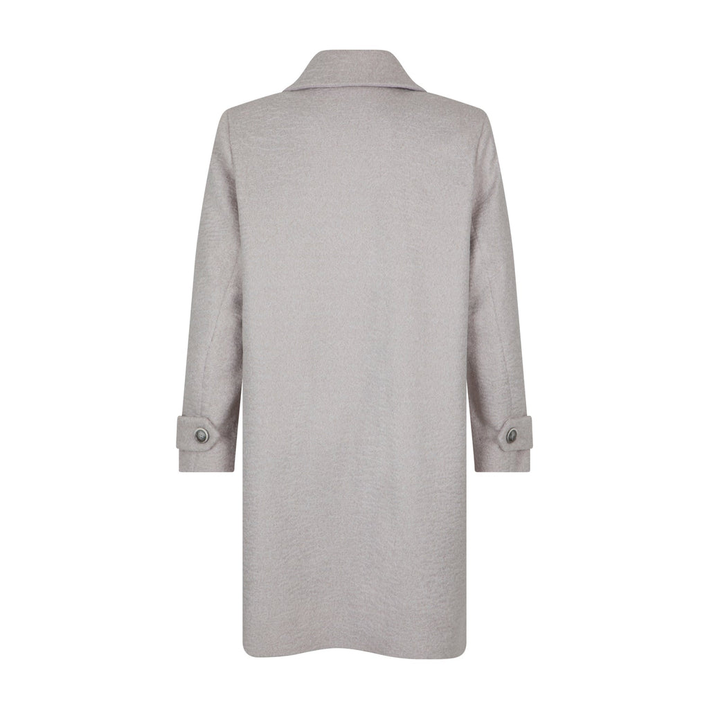 Coat structure light grey - Evolve Fashion