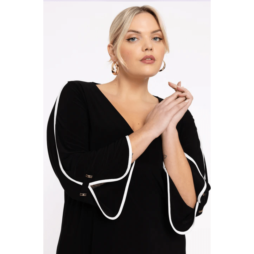 Dress A - Line DOLCE black - Evolve Fashion